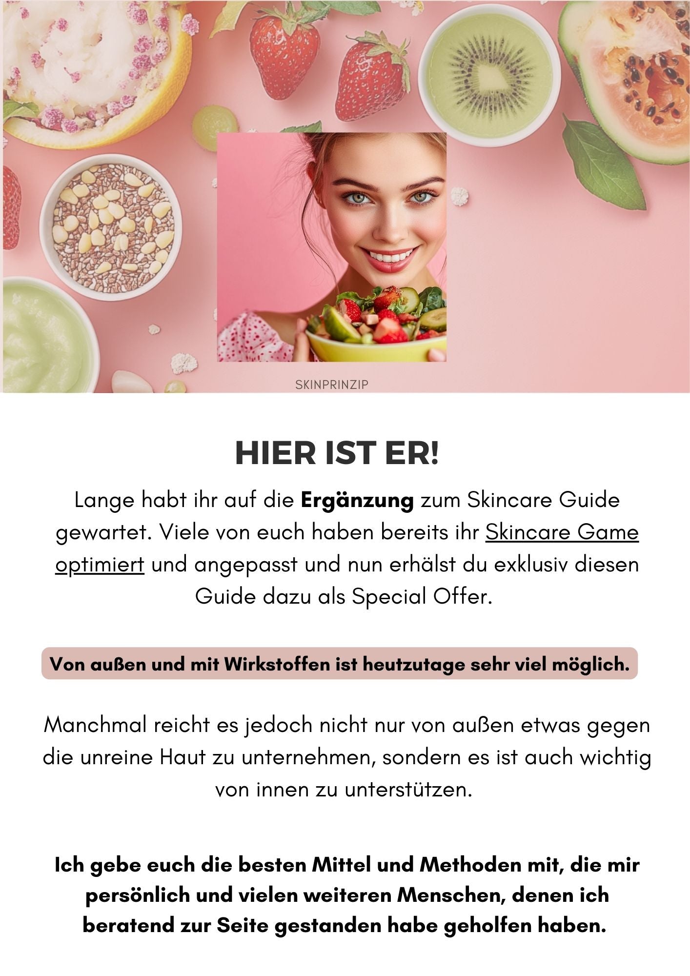 Unreine Haut KOMBI GUIDES: Unterstützung von innen & von außen - der Weg zu einer reineren Haut - Skincare Academy