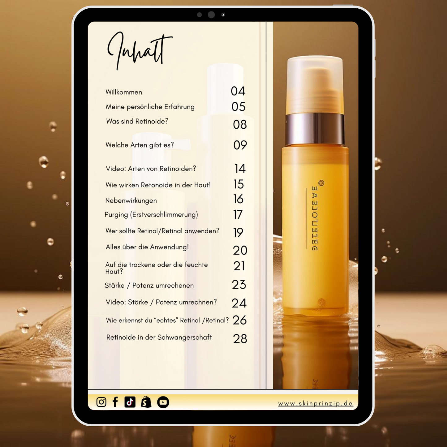 Retinol / Retinal Guide - alles was du über Retinoide wissen solltest! Inklusive Produktempfehlungen!