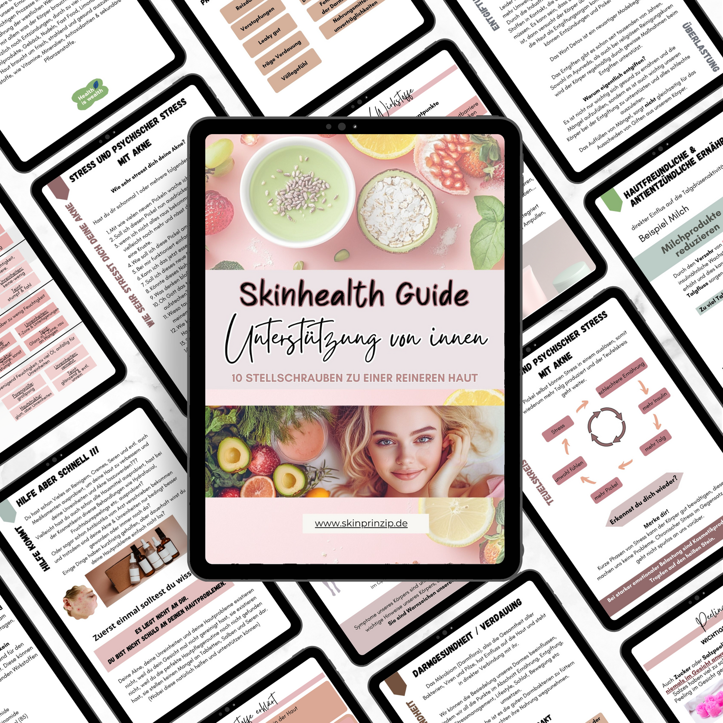 Unreine Haut KOMBI GUIDES: Unterstützung von innen & von außen - der Weg zu einer reineren Haut - Skincare Academy
