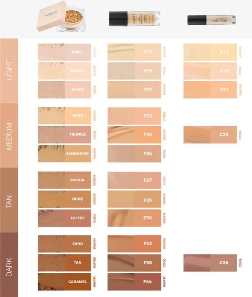 💕3er Bundle --> Mineral Make-Up & Kabuki Brush & Concealer