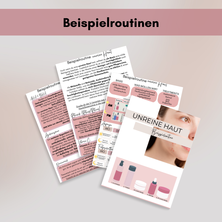 Hautpflege E-Guide - Auswählen, Kombinieren und Schichten von Wirkstoffen