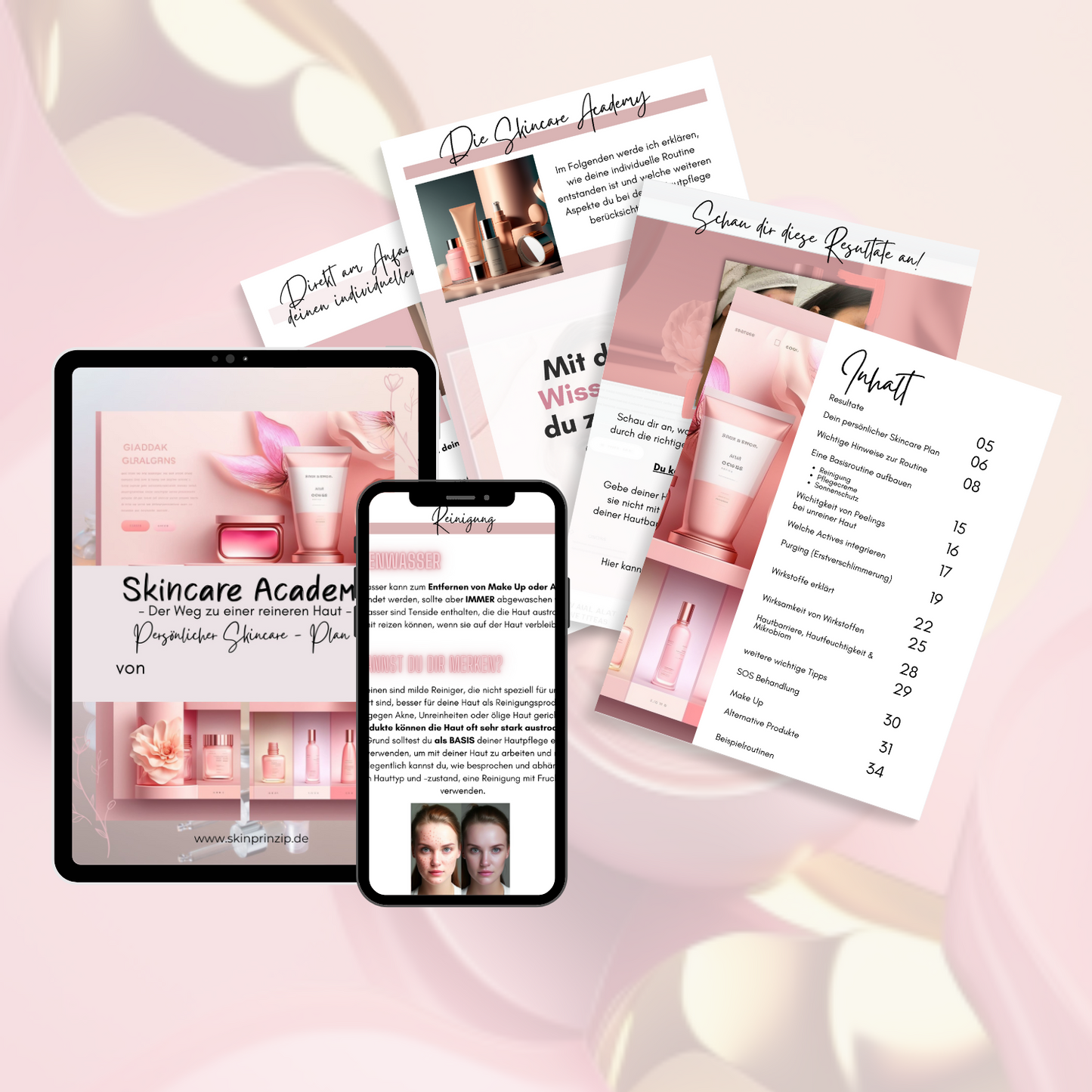 Skincare Academy Guide + Individuelle Hautpflegeberatung für unreine Haut