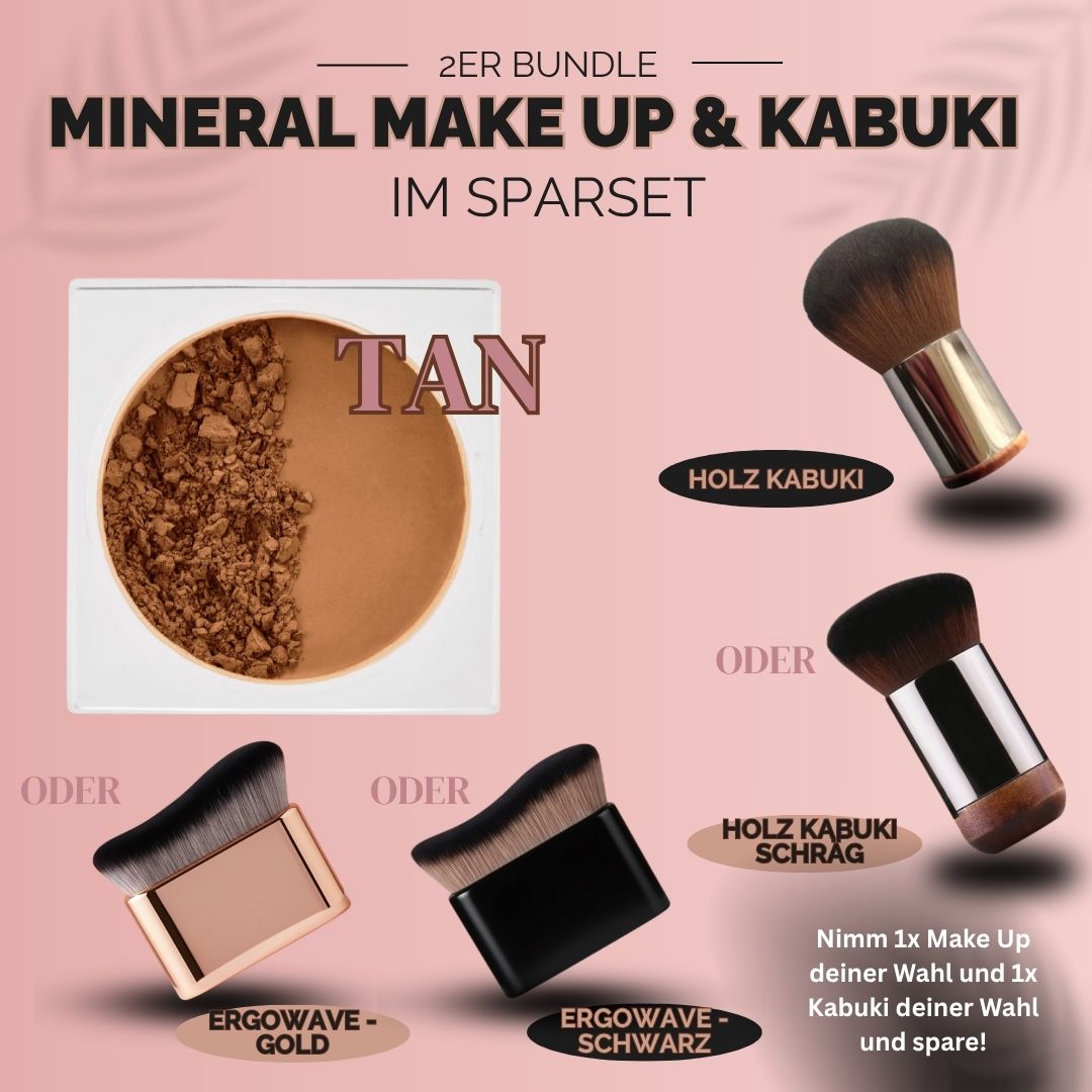 💕 2er Bundle --> Mineral Make-Up & Kabuki Brush
