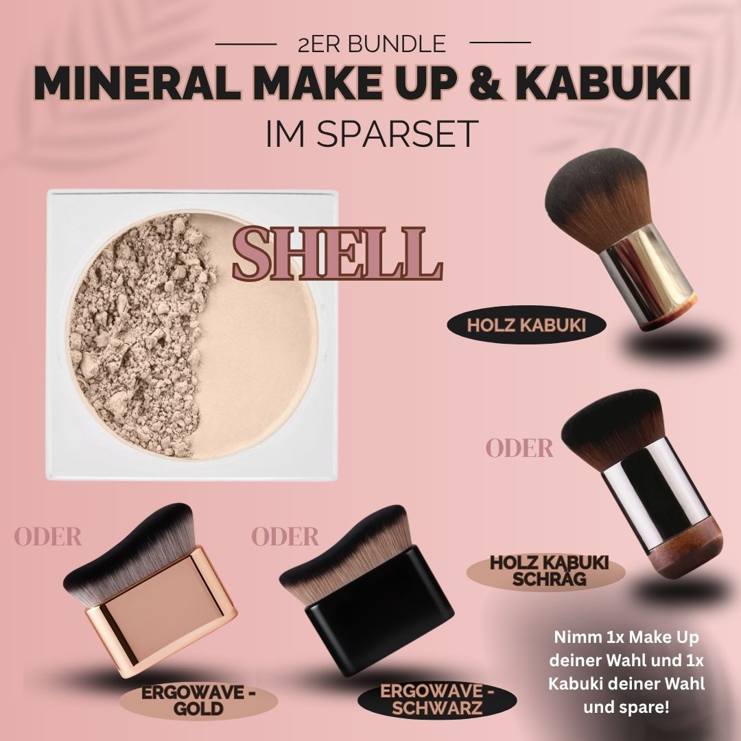 💕 2er Bundle --> Mineral Make-Up & Kabuki Brush