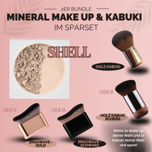 💕 2er Bundle --> Mineral Make-Up & Kabuki Brush