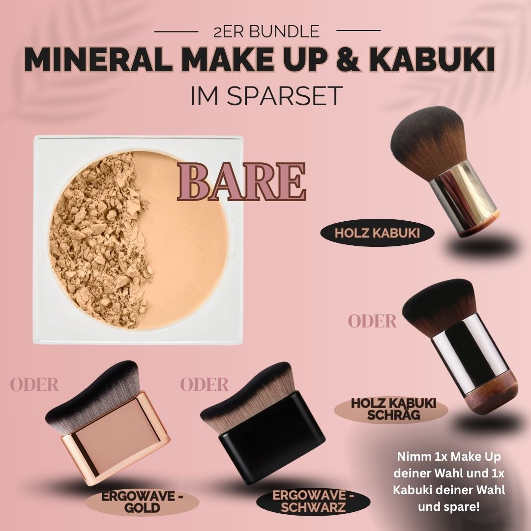 💕 2er Bundle --> Mineral Make-Up & Kabuki Brush