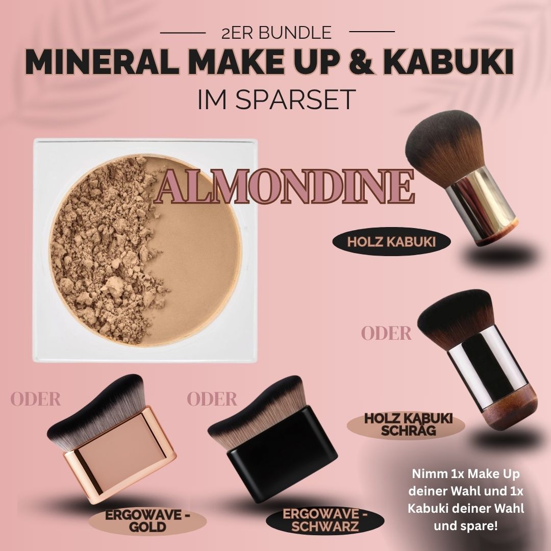 💕 2er Bundle --> Mineral Make-Up & Kabuki Brush