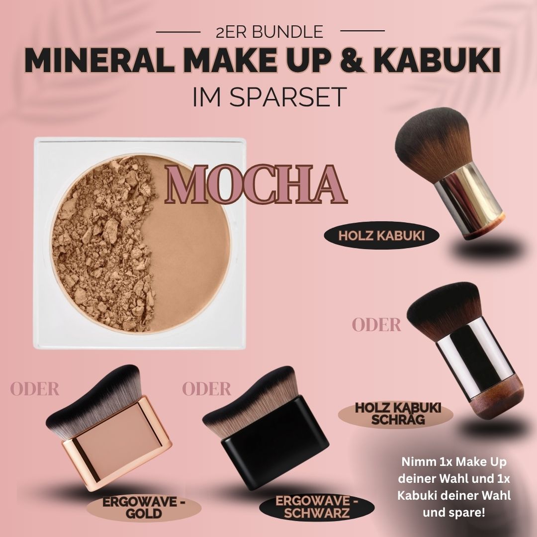 💕 2er Bundle --> Mineral Make-Up & Kabuki Brush