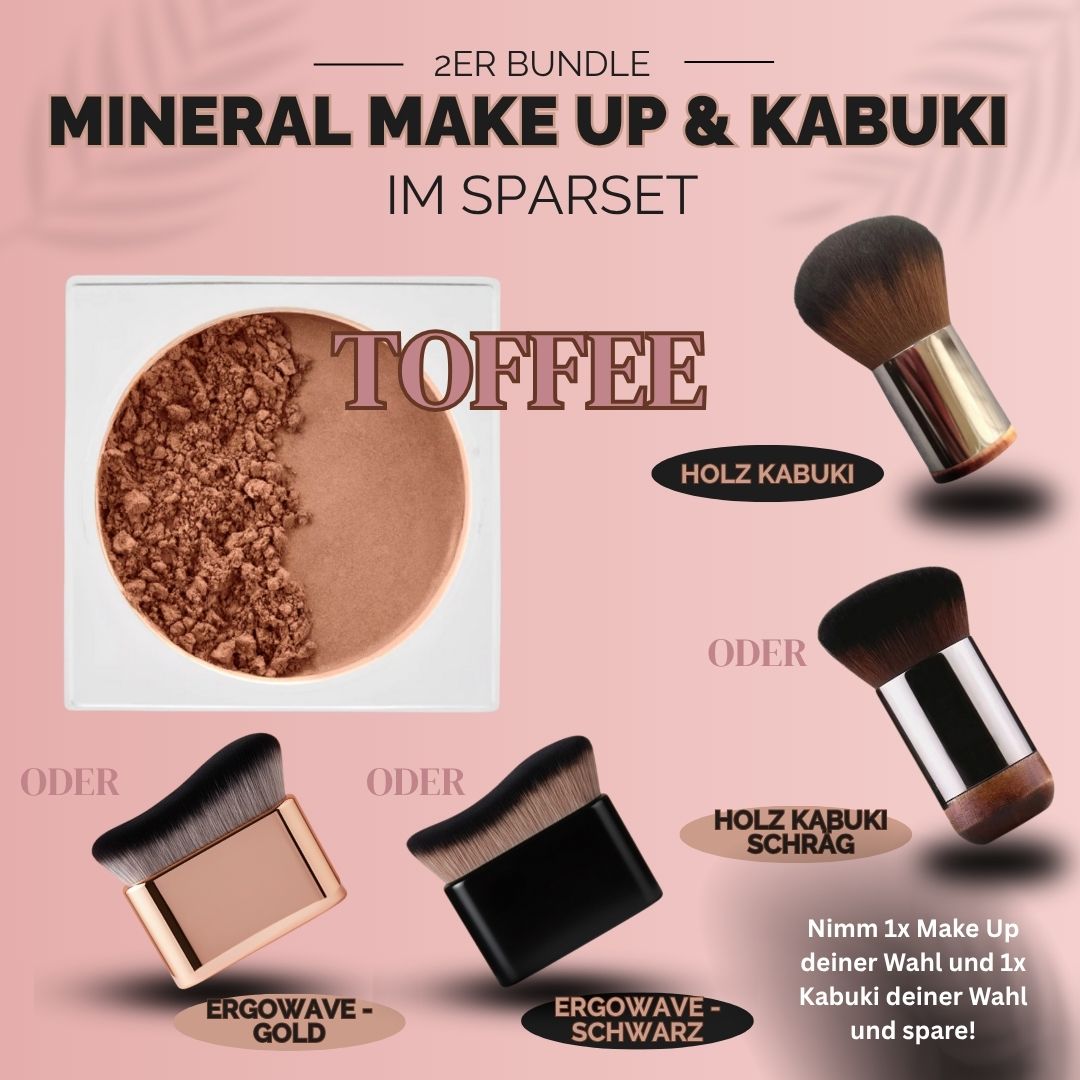 💕 2er Bundle --> Mineral Make-Up & Kabuki Brush