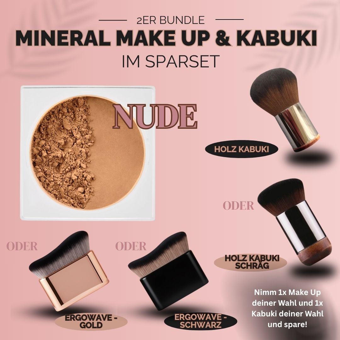 💕 2er Bundle --> Mineral Make-Up & Kabuki Brush