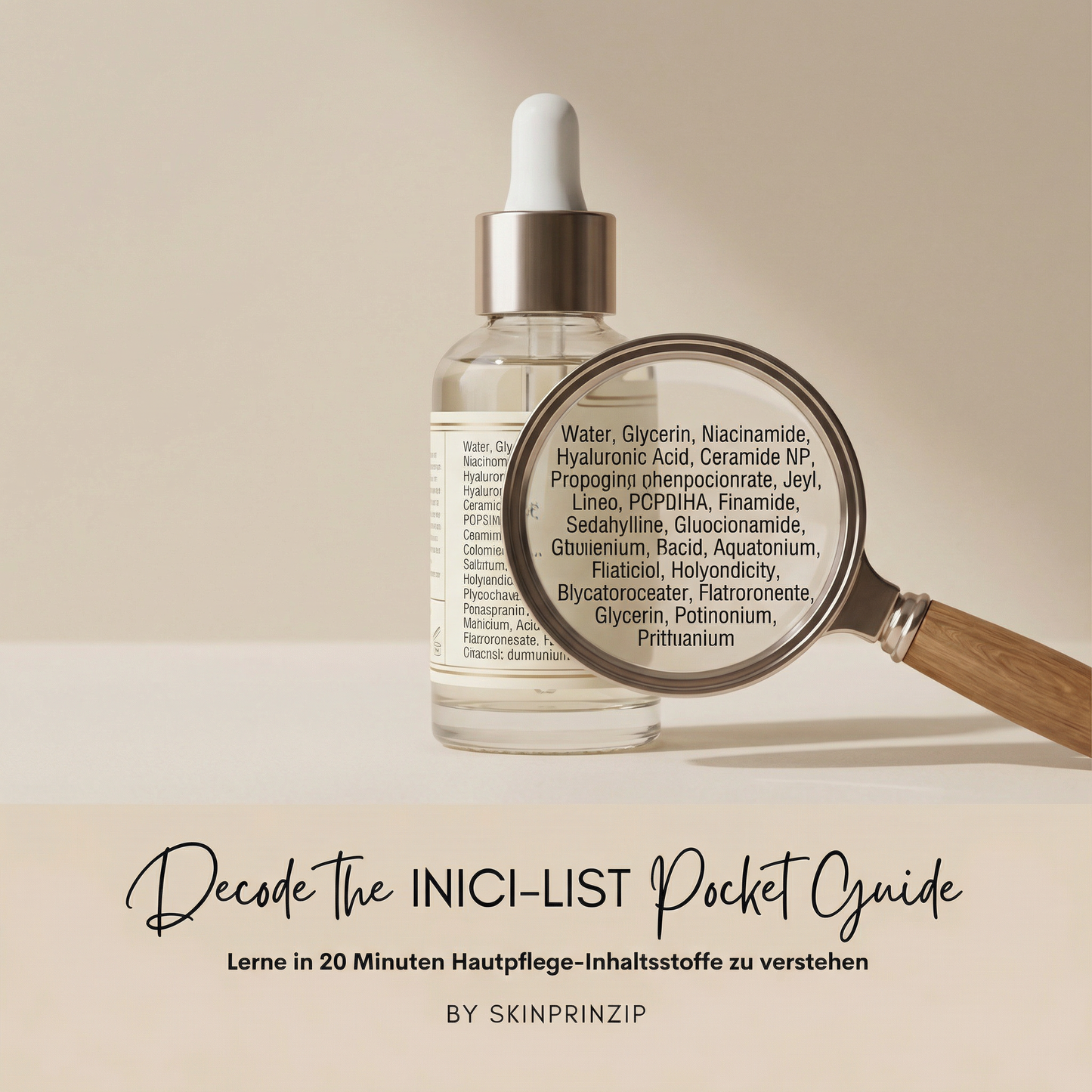 Decode the INCI List E-Book – Lerne in 20 Minuten Hautpflege-Inhaltsstoffe zu verstehen