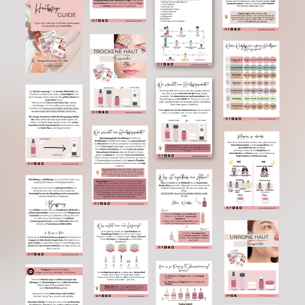 Hautpflege E-Guide - Auswählen, Kombinieren und Schichten von Wirkstoffen