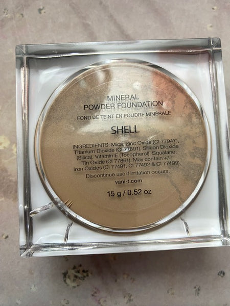 Vani-T Mineral Make Up Puder - SHELL 15g