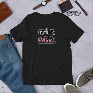 Damen Hautpflege T-Shirt - Home is where my Retinol is