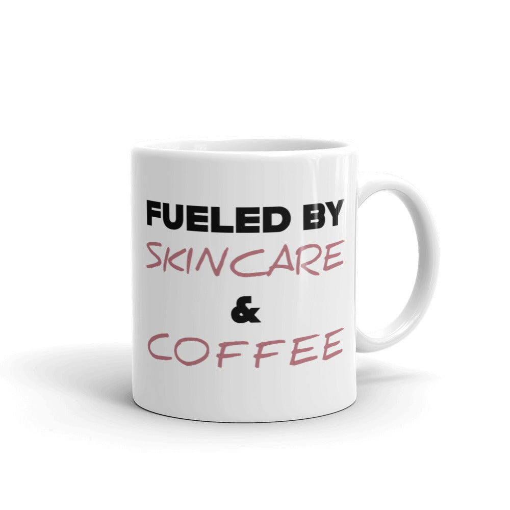 Fueled by skincare & coffee Kaffee - Tasse
