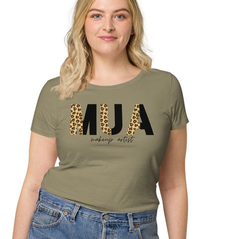 MUA - Make Up Artist Bio-T-Shirt für Damen - enganliegend
